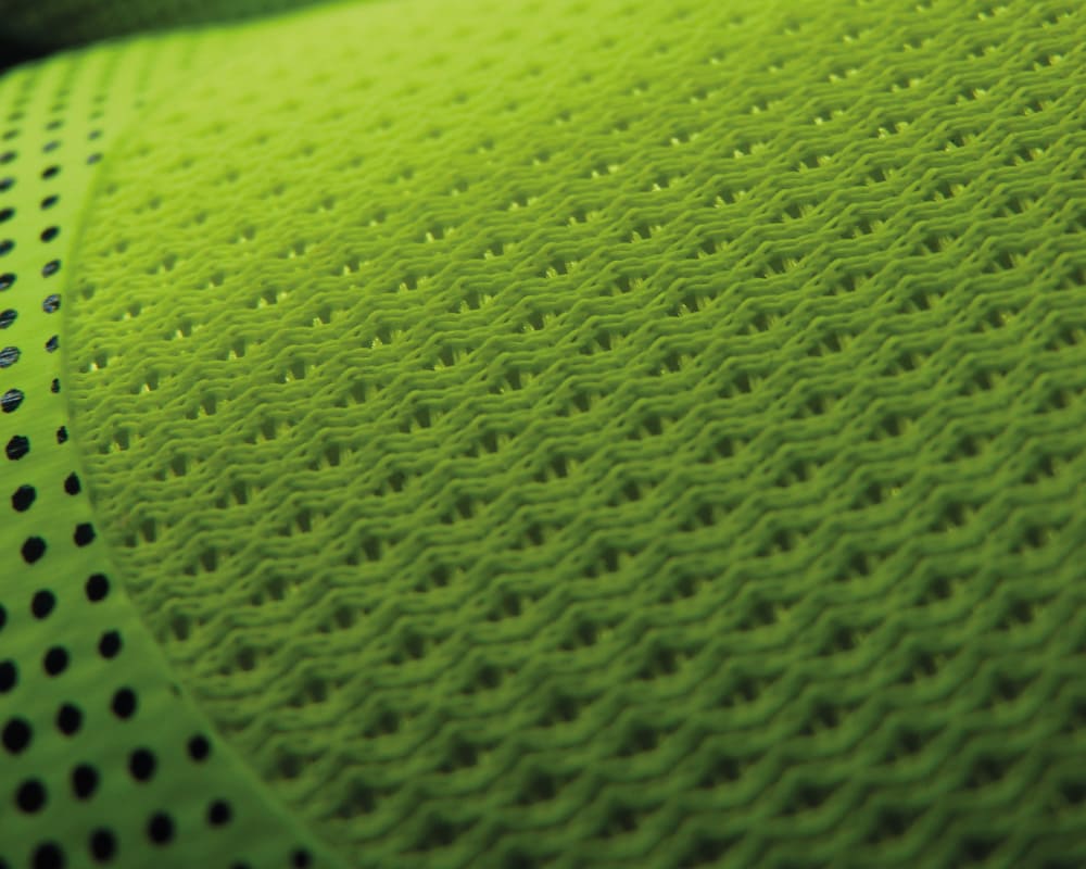 Imagen de una tela de poliéster antifluidos